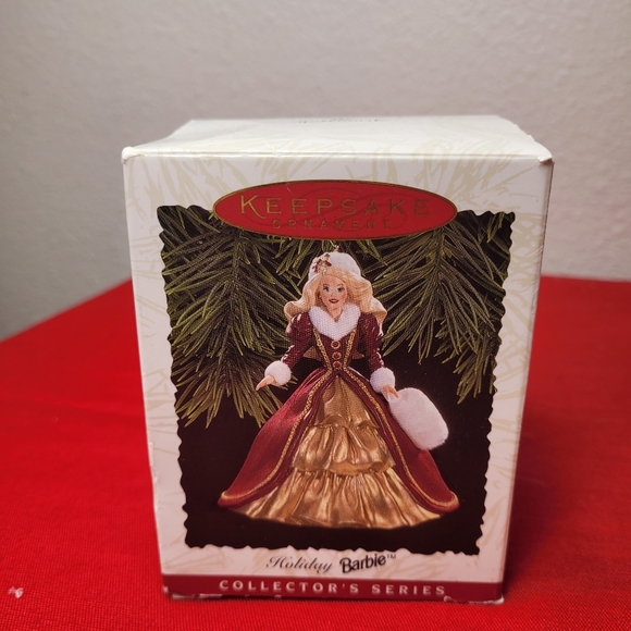 Vintage 1996 Hallmark keepsake holiday Barbie Christmas ornament limited edition - Picture 1 of 8